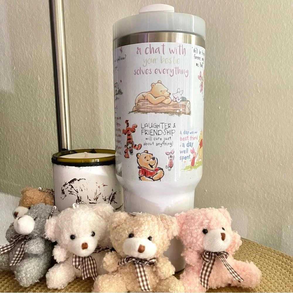 Disney Winnie the Pooh Quotes Climbing Tree 40 oz Tumbler/Water bottle/Mug GIFT